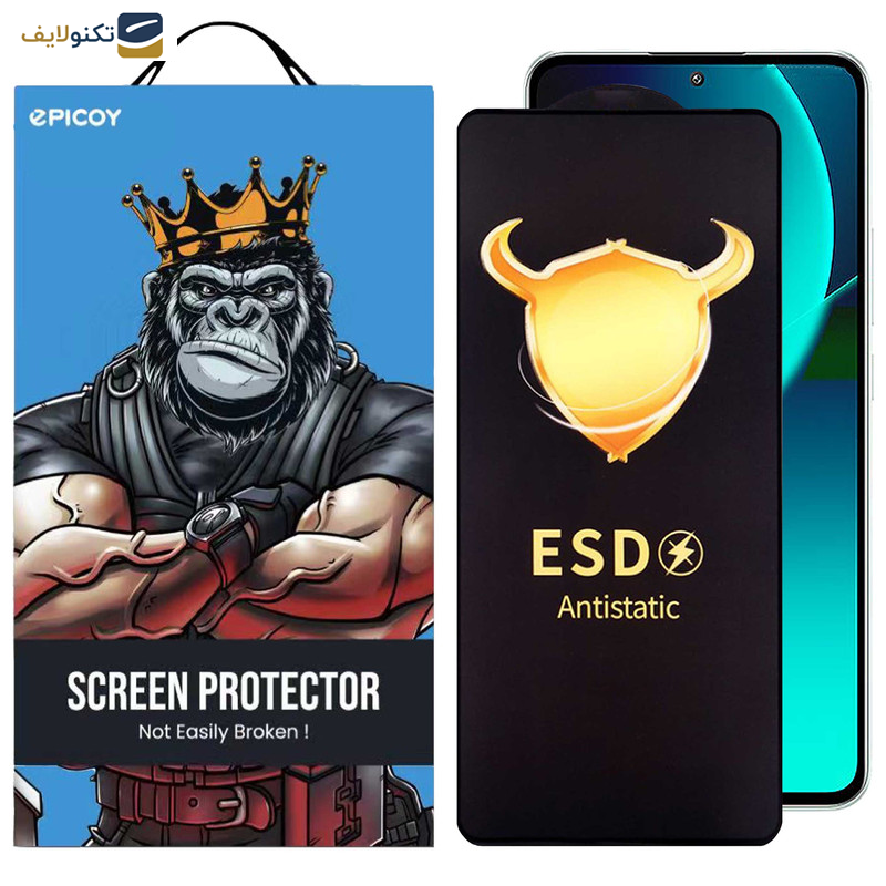 محافظ صفحه نمایش اِپیکوی مدل Gden ESD مناسب برای گوشی موبایل شیائومی 13T Pro / 13T / Redmi K60 Ultra محافظ صفحه نمایش اِپیکوی مدل Gden ESD مناسب برای گوشی موبایل شیائومی 13T Pro / 13T / Redmi K60 Ultra