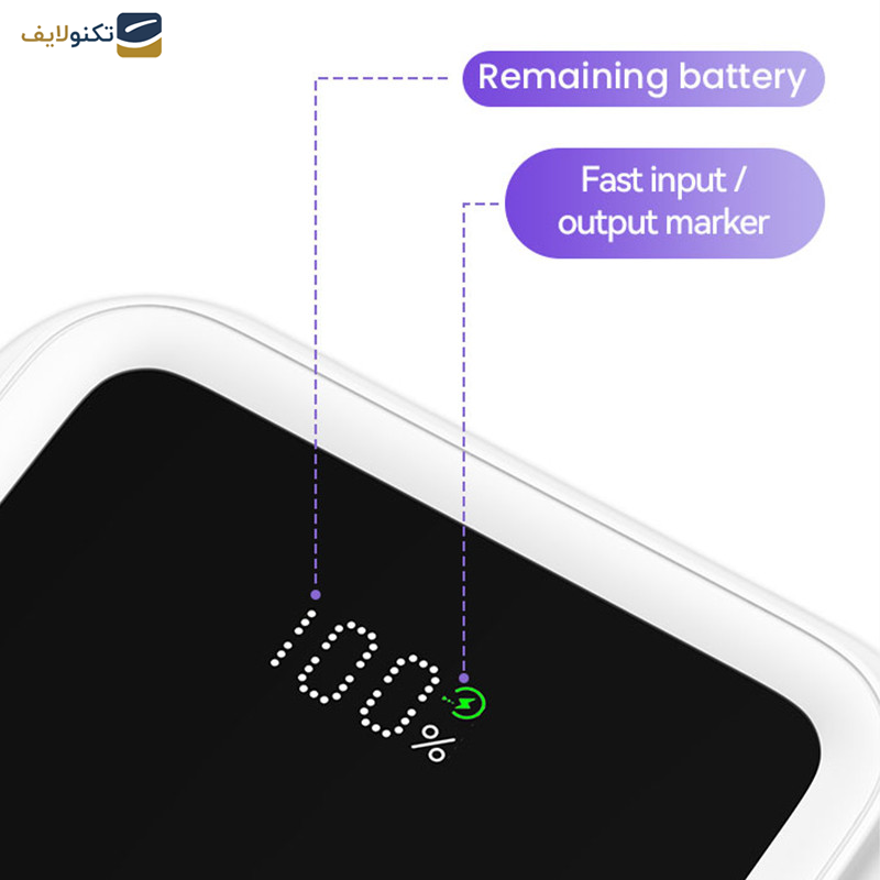 پاوربانک یوسمز مدل CD193 ظرفیت 10000 میلی آمپر پاوربانک یوسمز مدل CD193 ظرفیت 10000 میلی آمپر