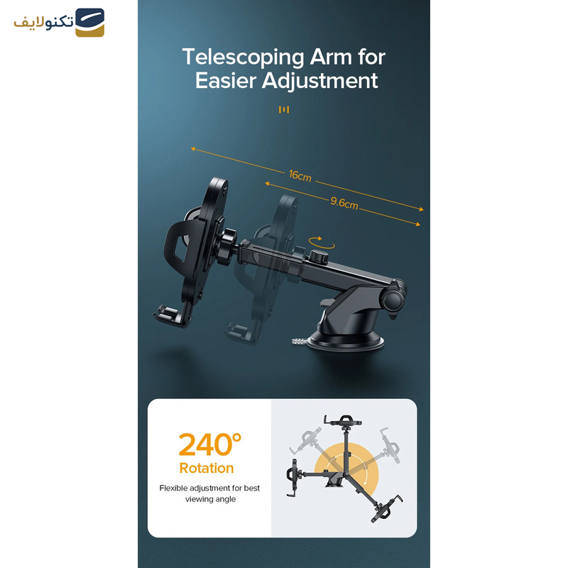 پایه نگهدارنده گوشی موبایل و تبلت بنیوس مدل BE-MH01 پایه نگهدارنده گوشی موبایل و تبلت بنیوس مدل BE-MH01