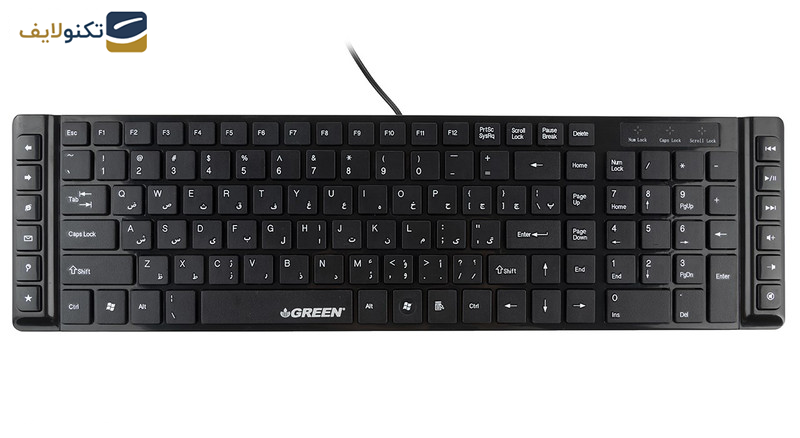 کیبورد گرین GK-301 باحروف فارسی کیبورد گرین GK-301 باحروف فارسی