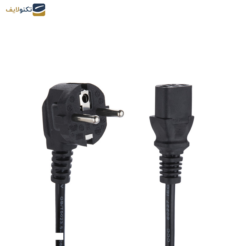 کابل برق سه پین منبع تغذیه کامپیوتر پرووان مدل PCP23 طول 1.5 متر کابل برق سه پین منبع تغذیه کامپیوتر پرووان مدل PCP23 طول 1.5 متر