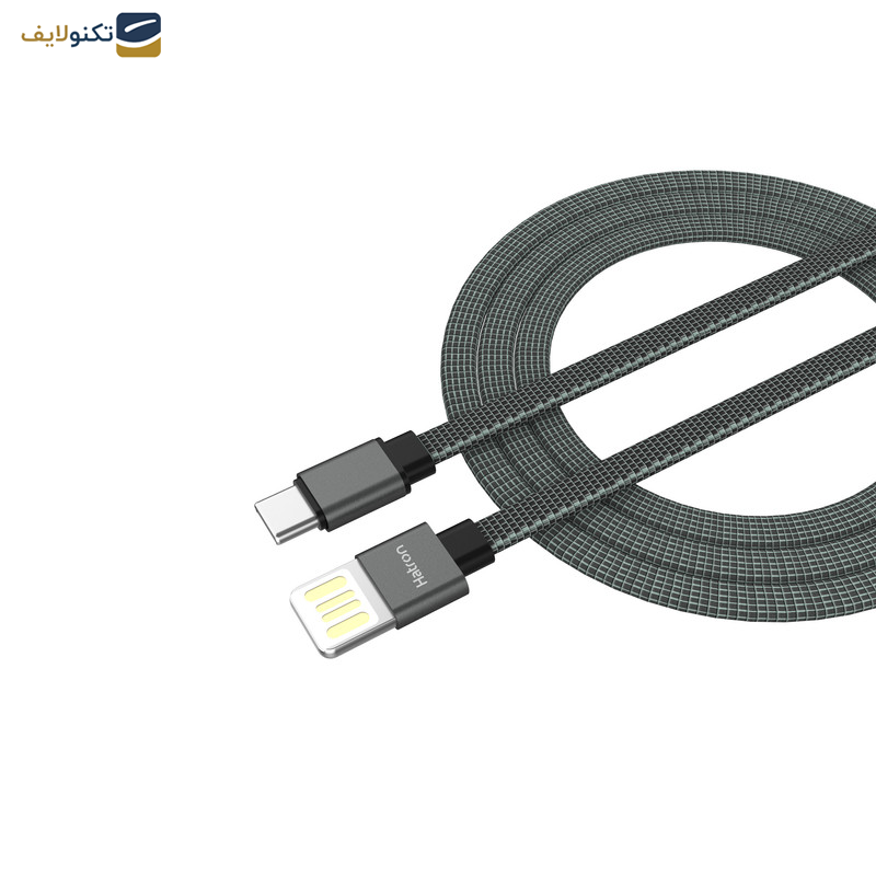 کابل تبدیل USB به usb-c هترون مدل HC189UC طول 1متر کابل تبدیل USB به usb-c هترون مدل HC189UC طول 1متر