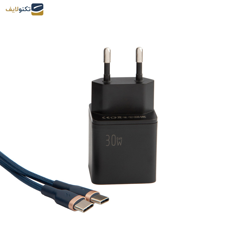 شارژر دیواری 30 وات هترون مدل  HWC 2301 PQ GaN شارژر دیواری 30 وات هترون مدل  HWC 2301 PQ GaN