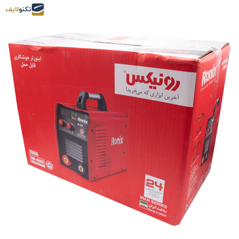 اینورتر جوشکاری 200 آمپر رونیکس مدل 4602RH اینورتر جوشکاری 200 آمپر رونیکس مدل 4602RH