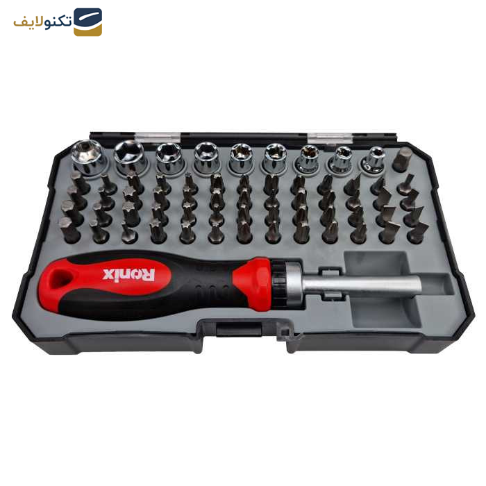 مجموعه 63 عددی سری پیچ گوشتی و بکس رونیکس مدل RH-2716 مجموعه 63 عددی سری پیچ گوشتی و بکس رونیکس مدل RH-2716