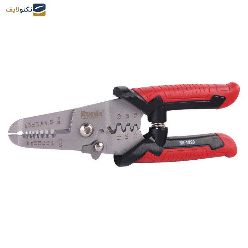 انبر سیم لخت کن رونیکس مدل RH-1820 سایز 7 اینچ انبر سیم لخت کن رونیکس مدل RH-1820 سایز 7 اینچ