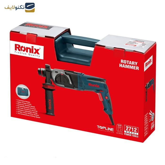 دریل بتن کن رونیکس مدل 2712 دریل بتن کن رونیکس مدل 2712