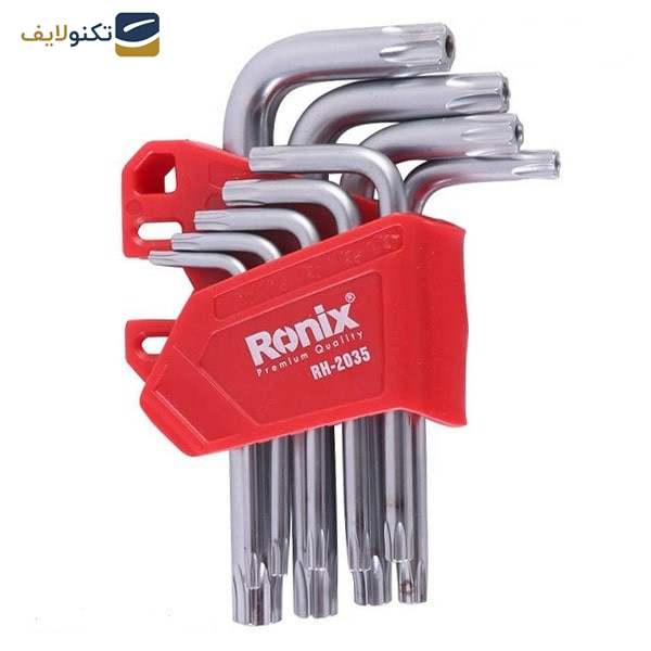 آچار ستاره ای رونیکس مدل RH-2035 مجموعه 9 عددی آچار ستاره ای رونیکس مدل RH-2035 مجموعه 9 عددی