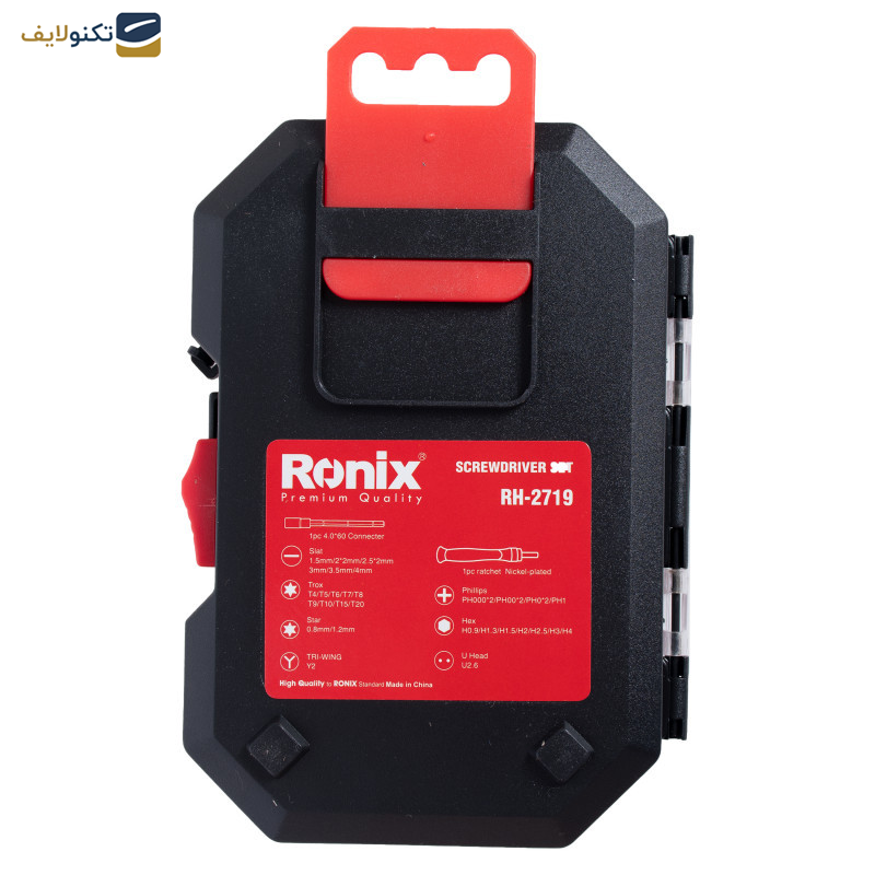پیچ گوشتی رونیکس مدل RH-2719 مجموعه 37 عددی پیچ گوشتی رونیکس مدل RH-2719 مجموعه 37 عددی