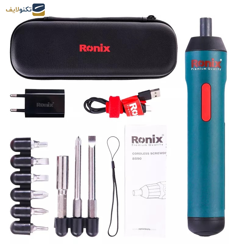 پیچ گوشتی شارژی رونیکس مدل RH-8591 پیچ گوشتی شارژی رونیکس مدل RH-8591