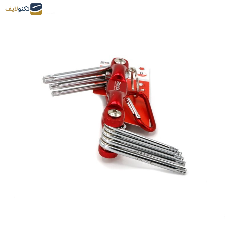 مجموعه 8 عددی آچار ستاره ای رونیکس مدل NIX-2041  مجموعه 8 عددی آچار ستاره ای رونیکس مدل NIX-2041