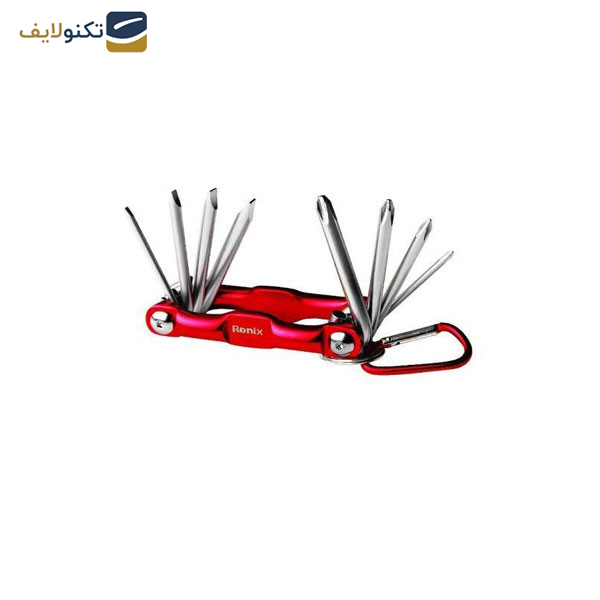 مجموعه 8 عددی پیچ گوشتی تاشو رونیکس مدل RH-2901 مجموعه 8 عددی پیچ گوشتی تاشو رونیکس مدل RH-2901