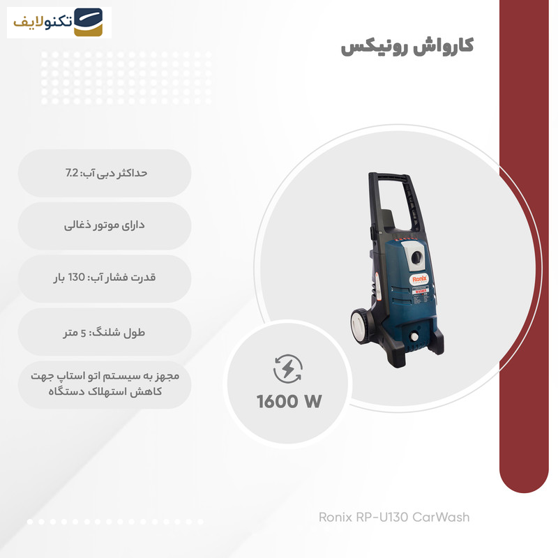 کارواش رونیکس مدل RP-U130 کارواش رونیکس مدل RP-U130