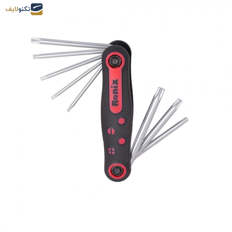 مجموعه 8 عددی آچار آلن ستاره ای رونیکس مدل RON-2021  مجموعه 8 عددی آچار آلن ستاره ای رونیکس مدل RON-2021