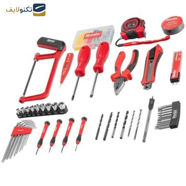 مجموعه 53 عدی دریل شارژی رونیکس مدل 8018 مجموعه 53 عدی دریل شارژی رونیکس مدل 8018
