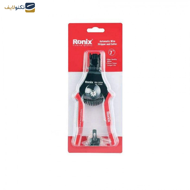 انبر سیم لخت کن رونیکس مدل NIX-1810 سایز 7 اینچ  انبر سیم لخت کن رونیکس مدل NIX-1810 سایز 7 اینچ