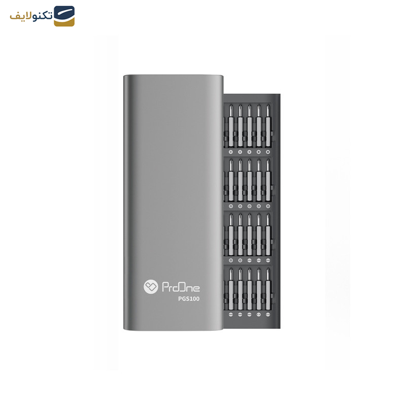 پیچ گوشتی و سری پیچ گوشتی پرووان مدل PGS100 بسته 51 عددی پیچ گوشتی و سری پیچ گوشتی پرووان مدل PGS100 بسته 51 عددی