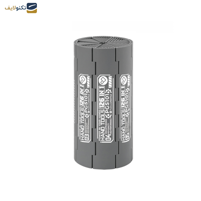 پیچ گوشتی و سری پیچ گوشتی پرووان مدل PGS101 بسته 126 عددی