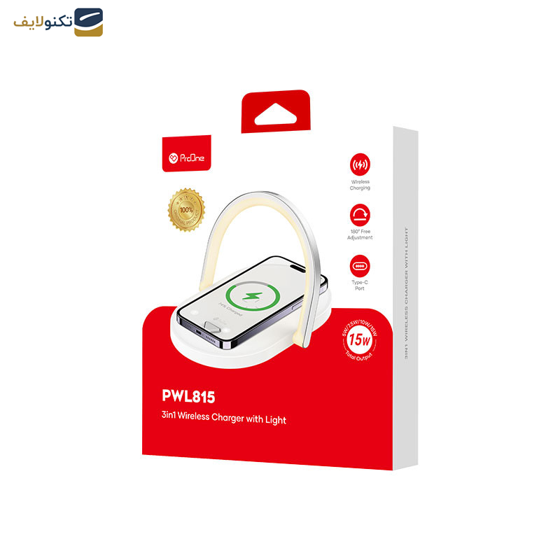 شارژر بی سیم پرووان مدل PWL815 شارژر بی سیم پرووان مدل PWL815