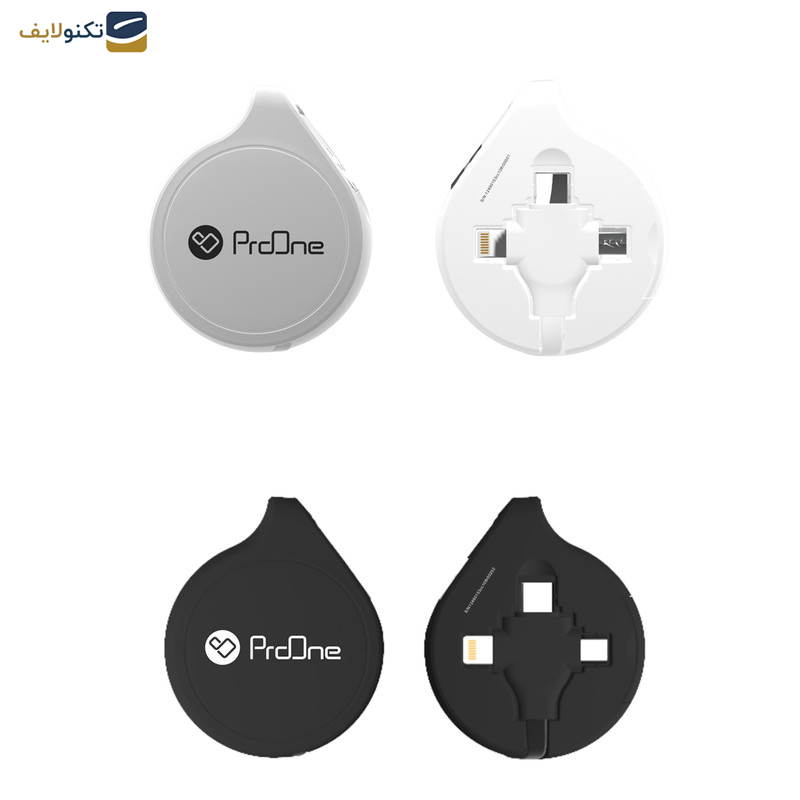 کابل تبدیل USB به USB-C / microUSB / لایتنینگ پرووان مدل PCC108R طول 1 متر کابل تبدیل USB به USB-C / microUSB / لایتنینگ پرووان مدل PCC108R طول 1 متر
