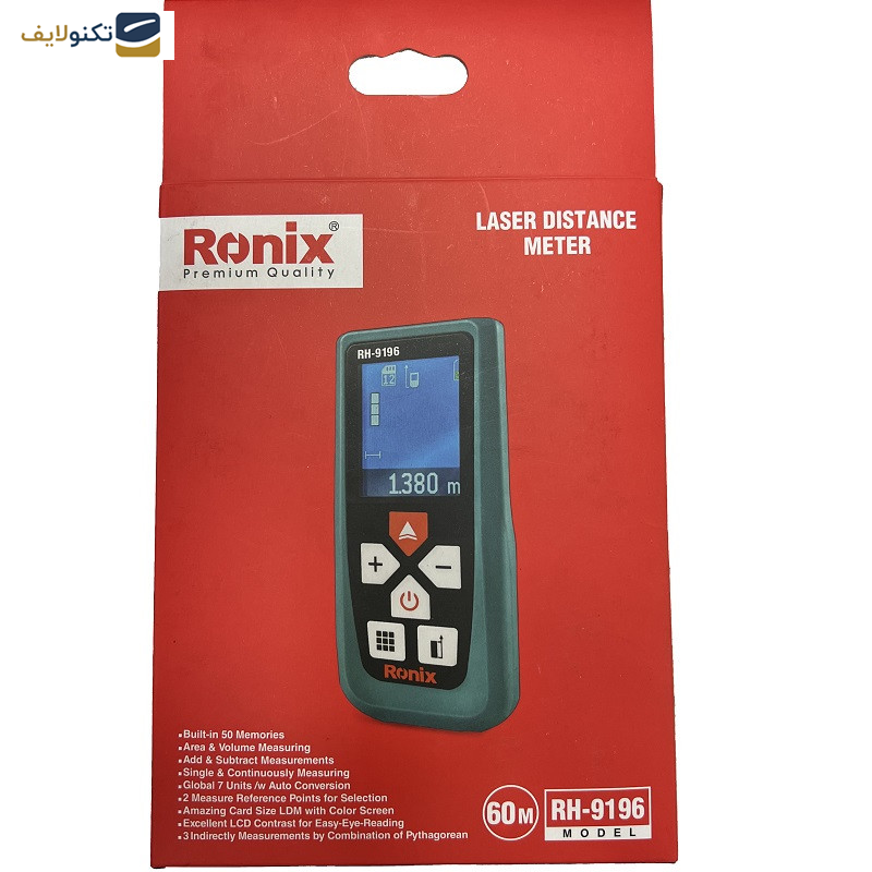 متر لیزری رونیکس مدل rh-9196 متر لیزری رونیکس مدل rh-9196
