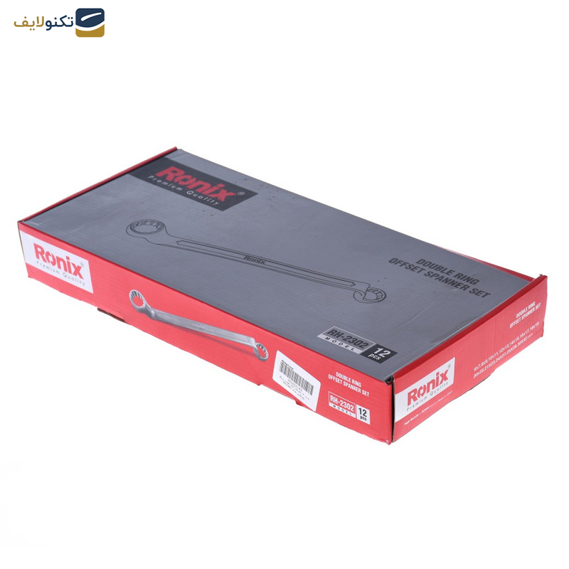 مجموعه 12 عددی آچار دو سر رینگی رونیکس مدل RH-2302 مجموعه 12 عددی آچار دو سر رینگی رونیکس مدل RH-2302