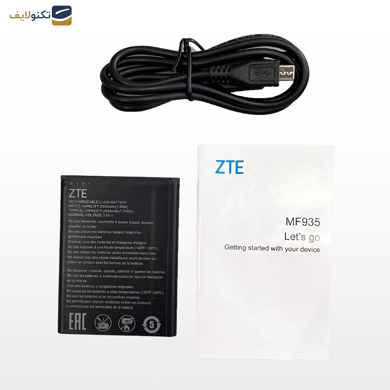 مودم 4G LTE قابل حمل زد تی ای مدل ZTE MF935 مودم 4G LTE قابل حمل زد تی ای مدل ZTE MF935