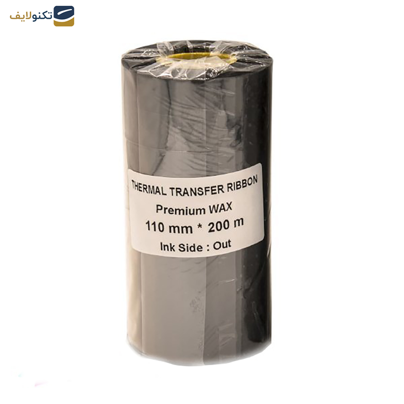 ریبون پرینتر لیبل زن مدل WAX PREMIUM 110mm x 200m ریبون پرینتر لیبل زن مدل WAX PREMIUM 110mm x 200m