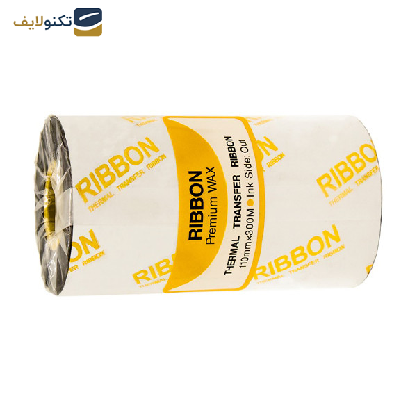 ریبون پرینتر لیبل زن مدل PREMIUM WAX 110x300 ریبون پرینتر لیبل زن مدل PREMIUM WAX 110x300