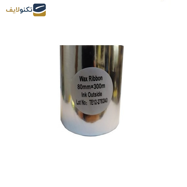 ریبون پرینتر لیبل زن مدل Wax Ribbon 80mm x 300m ریبون پرینتر لیبل زن مدل Wax Ribbon 80mm x 300m