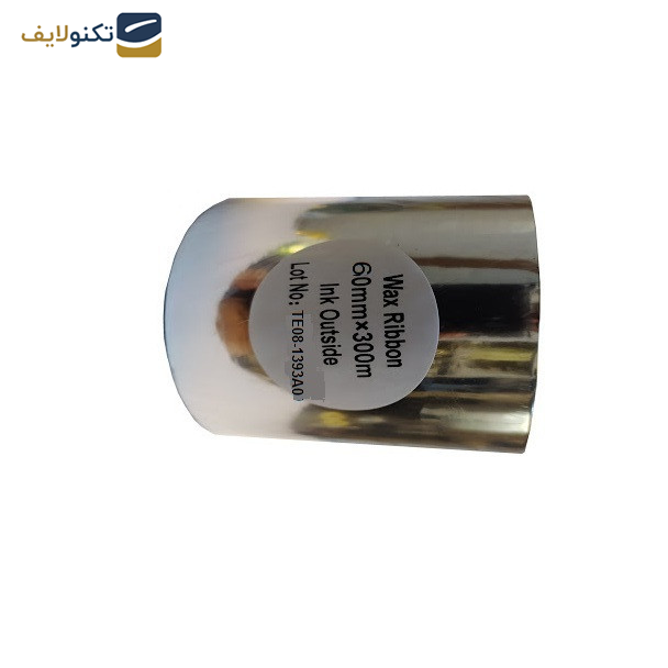 ریبون پرینتر لیبل زن مدل Wax 60mm x 300m ریبون پرینتر لیبل زن مدل Wax 60mm x 300m