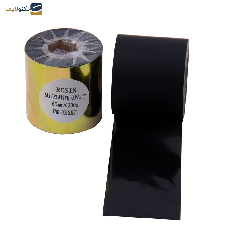 ریبون پرینتر لیبل زن مدل Resin 60mm x 300m ریبون پرینتر لیبل زن مدل Resin 60mm x 300m