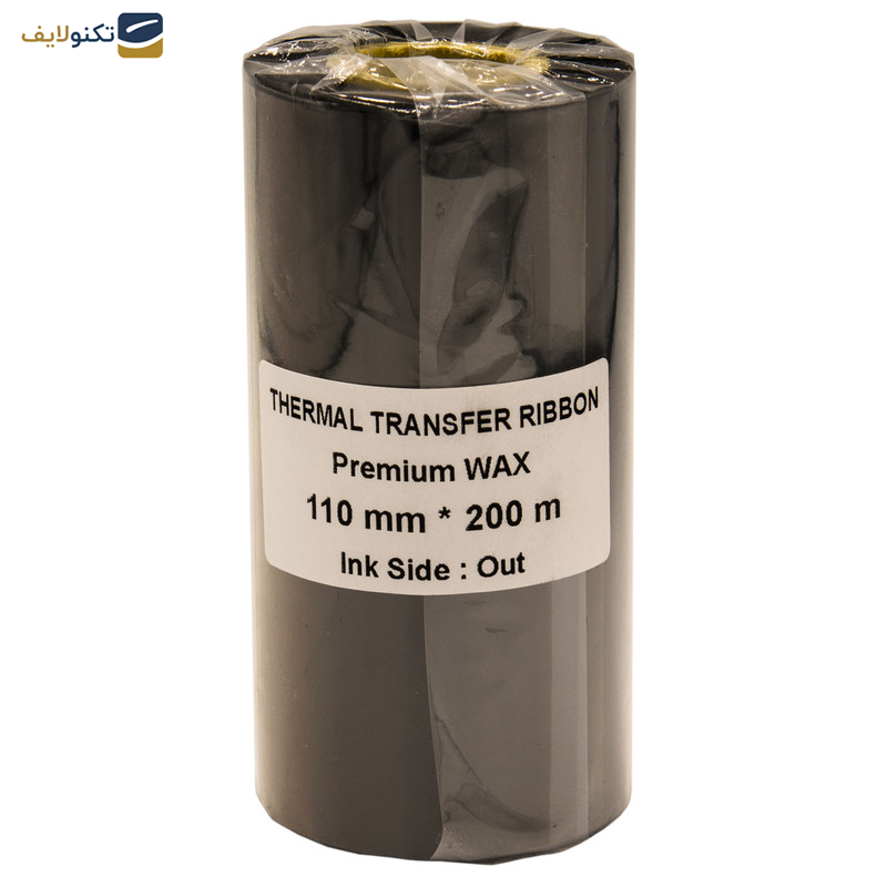 ریبون پرینتر لیبل زن مدل WAX 110mm x 200m بسته دو عددی ریبون پرینتر لیبل زن مدل WAX 110mm x 200m بسته دو عددی