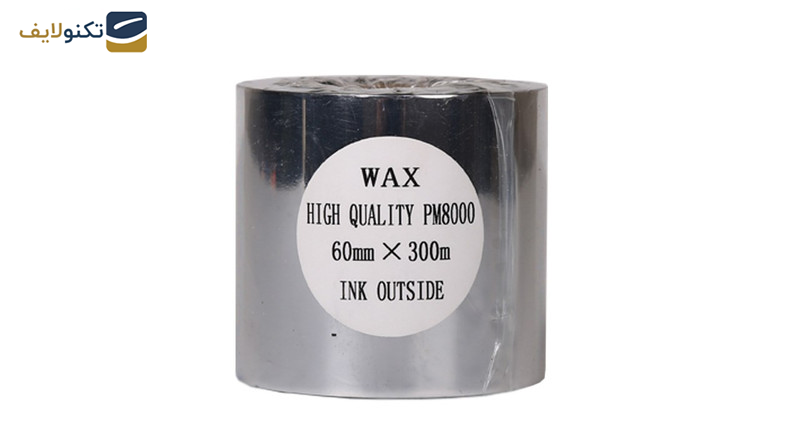 ریبون پرینتر لیبل زن NP مدل Wax 60mm x 300m ریبون پرینتر لیبل زن NP مدل Wax 60mm x 300m