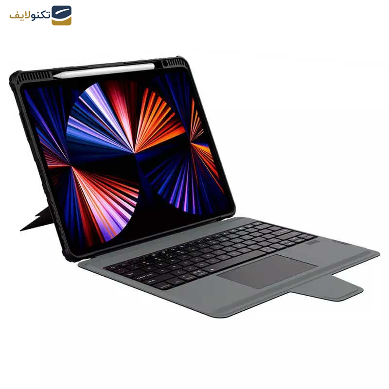 کیف کلاسوری کیبورد دار نیلکین مدل Bumper Combo Keyboard مناسب برای تبلت اپل iPad Air 13 2024 / iPad Pro 12.9 2022 / 2021 / 2020 کیف کلاسوری کیبورد دار نیلکین مدل Bumper Combo Keyboard مناسب برای تبلت اپل iPad Air 13 2024 / iPad Pro 12.9 2022 / 2021 / 2020