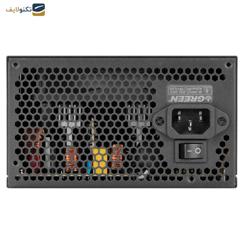 منبع تغذیه کامپیوتر گرین مدل GP600A-ECO Rev3.1 منبع تغذیه کامپیوتر گرین مدل GP600A-ECO Rev3.1