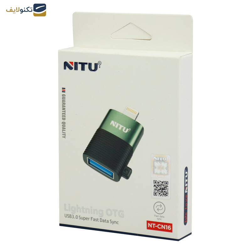 مبدل USB به لایتنینگ نیتو مدل NT-CN16 مبدل USB به لایتنینگ نیتو مدل NT-CN16