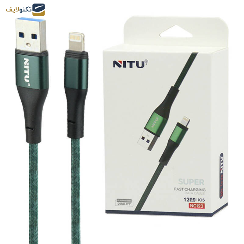 کابل تبدیل USB به لایتنینگ نیتو مدل NC123 طول 1.2 متر کابل تبدیل USB به لایتنینگ نیتو مدل NC123 طول 1.2 متر