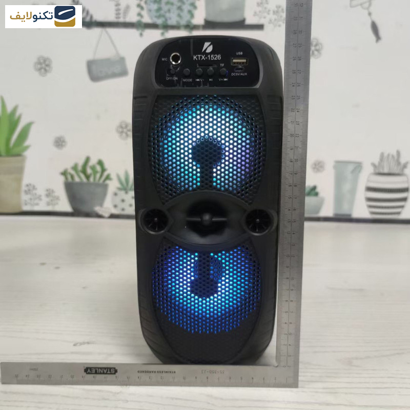 اسپیکر بلوتوثی قابل حمل کی تی ایکس مدل KTX-1526 اسپیکر بلوتوثی قابل حمل کی تی ایکس مدل KTX-1526