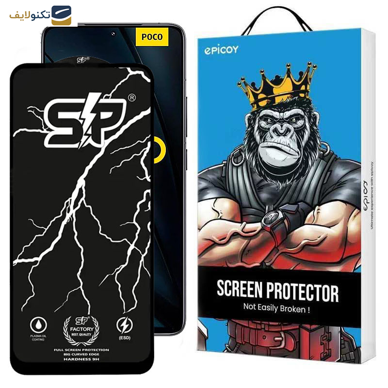 محافظ صفحه نمایش اپیکوی مدل SP Factory مناسب برای گوشی موبایل شیائومی Poco F6 Pro/Poco F6/Turbo 3 محافظ صفحه نمایش اپیکوی مدل SP Factory مناسب برای گوشی موبایل شیائومی Poco F6 Pro/Poco F6/Turbo 3