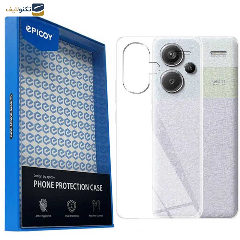 کاور اپیکوی مدل Transparent Clear مناسب برای گوشی موبایل شیائومی Redmi Note 13 Pro Plus کاور اپیکوی مدل Transparent Clear مناسب برای گوشی موبایل شیائومی Redmi Note 13 Pro Plus