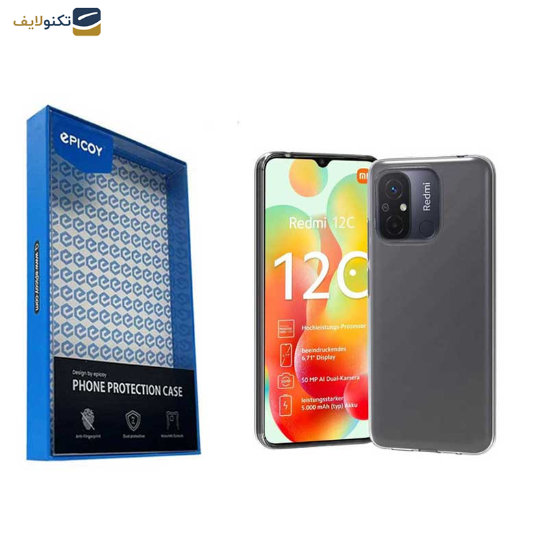 کاور اپیکوی مدل Transparent Clear مناسب برای گوشی موبایل شیائومی Redmi 12C کاور اپیکوی مدل Transparent Clear مناسب برای گوشی موبایل شیائومی Redmi 12C
