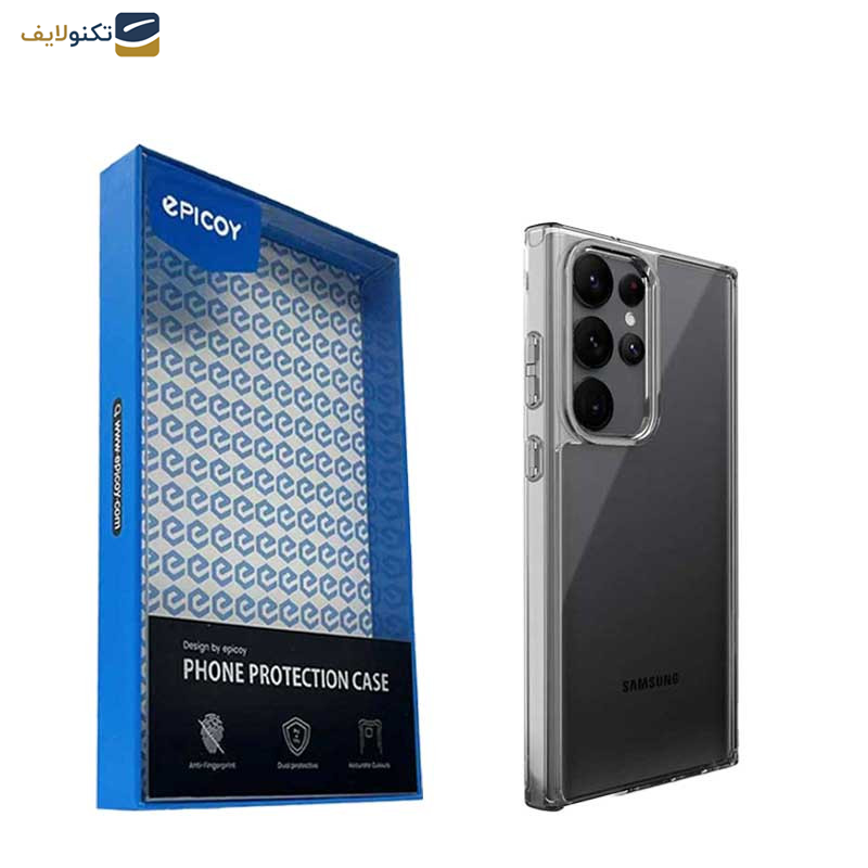 کاور اپیکوی مدل Transparent Clear مناسب برای گوشی موبایل سامسونگ Galaxy S23 ultra  کاور اپیکوی مدل Transparent Clear مناسب برای گوشی موبایل سامسونگ Galaxy S23 ultra