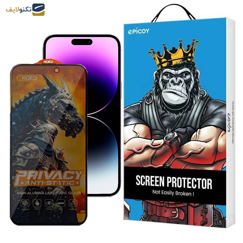 محافظ صفحه نمایش حریم شخصی اپیکوی مدل Knight Privacy مناسب برای گوشی موبایل اپل iPhone 14 Pro Max محافظ صفحه نمایش حریم شخصی اپیکوی مدل Knight Privacy مناسب برای گوشی موبایل اپل iPhone 14 Pro Max