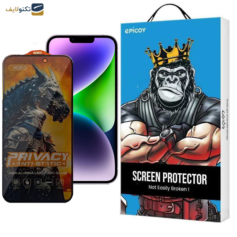 محافظ صفحه نمایش حریم شخصی اپیکوی مدل Knight Privacy مناسب برای گوشی موبایل اپل iPhone 13 Pro Max/ 14 Plus محافظ صفحه نمایش حریم شخصی اپیکوی مدل Knight Privacy مناسب برای گوشی موبایل اپل iPhone 13 Pro Max/ 14 Plus