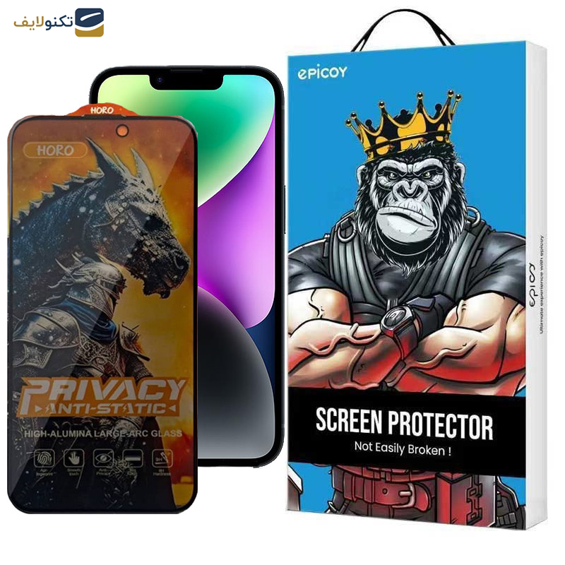 محافظ صفحه نمایش حریم شخصی اپیکوی مدل Knight Privacy مناسب برای گوشی موبایل اپل iPhone 13/ 13 Pro/ 14 محافظ صفحه نمایش حریم شخصی اپیکوی مدل Knight Privacy مناسب برای گوشی موبایل اپل iPhone 13/ 13 Pro/ 14