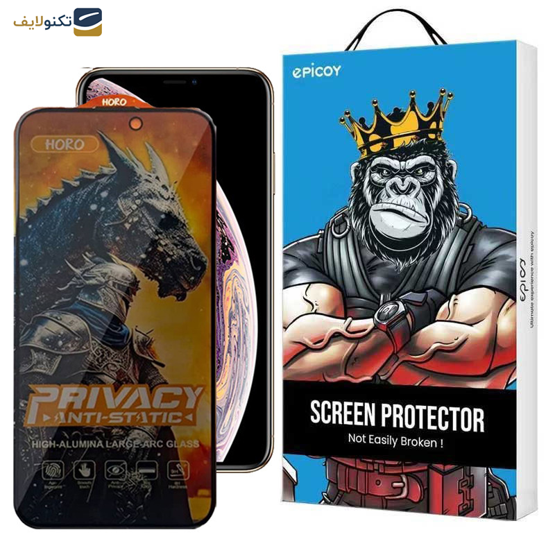 محافظ صفحه نمایش حریم شخصی اپیکوی مدل Knight Privacy مناسب برای گوشی موبایل اپل iPhone 11 Pro/ X/ XS محافظ صفحه نمایش حریم شخصی اپیکوی مدل Knight Privacy مناسب برای گوشی موبایل اپل iPhone 11 Pro/ X/ XS