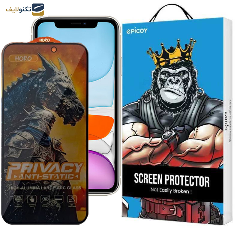 محافظ صفحه نمایش اِپیکوی مدل Knight Privacy مناسب برای گوشی موبایل اپل iPhone 11/XR محافظ صفحه نمایش اِپیکوی مدل Knight Privacy مناسب برای گوشی موبایل اپل iPhone 11/XR