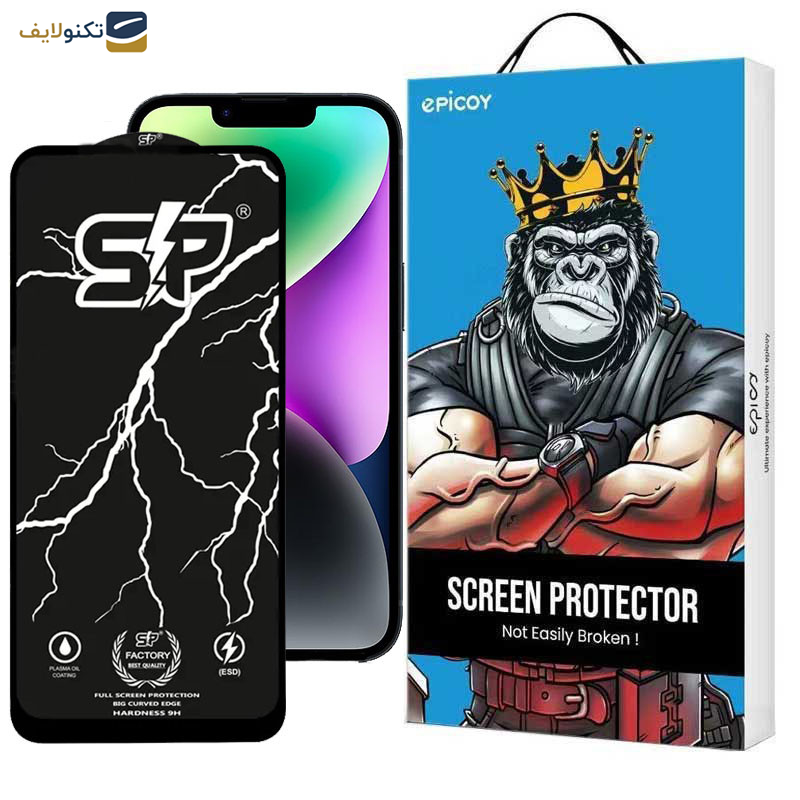 محافظ صفحه نمایش اپیکوی مدل SP Factory مناسب برای گوشی موبایل اپل iPhone 13 pro/ 14 / 13 محافظ صفحه نمایش اپیکوی مدل SP Factory مناسب برای گوشی موبایل اپل iPhone 13 pro/ 14 / 13