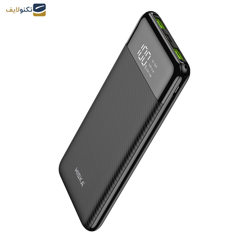 پاوربانک هیسکا مدل HP-122PD ظرفیت 10000 میلی آمپر ساعت پاوربانک هیسکا مدل HP-122PD ظرفیت 10000 میلی آمپر ساعت